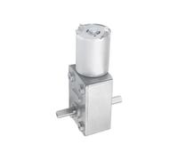 WQGQPXOB Motor de Doble Eje Salida JGY-370, 6 V, 12, 24, con autobloqueo, Rueda Dentada Potente, Motor CC escobillas Reductoras(6V,10 RPM)