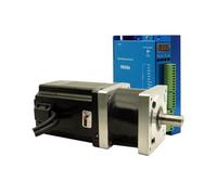 WQGQPXOB Motor Paso a de Bucle Cerrado con Engranaje planetario NEMA34 5N.m 86HSEPG80 y servocontrolador híbrido HSE86 Kit CNC Reductor 2 Fases