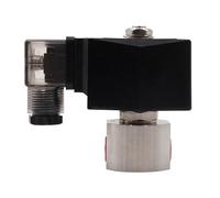 WQGQPXOB Orificio 1,2mm 200Bar 100Bar 304 Acero Inoxidable 2 vías válvula solenoide Normalmente Cerrada de Alta presión G 1/4 "1/8" AC220V DC24V(AC 220v-orifice 2mm 100bar,0.25 Inch)