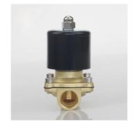WQGQPXOB Válvula solenoide Normalmente Cerrada de 2 vías 1-1/4 ih 220V 12V 24V Tamaño la válvula latón Aceite diésel Aire: AC24V(BSP,AC220)