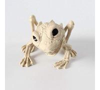 WQHPLMD 12in Animal Skeleton Plastic,Bones with posable Joints for Halloween Pose Skeleton Prop Indoor/Outdoor Decoration Spooky Scene Party Favors,Bat