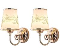WQHPLMD 2 Pack Rose Gold Decorative Sconce Lamp LED Wall Mounted Bedside Light for Corridors, Aisles & Bedrooms