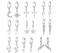 WQHPLMD 9 Pairs Earrings for Women, Acrylic Earrings Vintage Earrings Dangle Vintage Drop Earrings Earrings for Women Girls Holiday Party Present