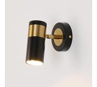 WQHPLMD Adjustable Headboard Reading Light for Bedroom Living Room Stairs - Black Metal Shade with E27 Mounting Hole