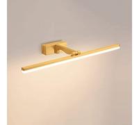 WQHPLMD Adjustable LED Bathroom Light Mirror for Make-Up Cabinet & Dressing Room - Brown, Gold, Black, Silver