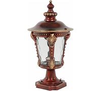 WQHPLMD Antique Post Lamp with Rustproof Waterproof Base for Patio Decor