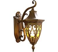 WQHPLMD Cast Aluminum Brown Outdoor Wall Light - Colorful Home Lighting Solution