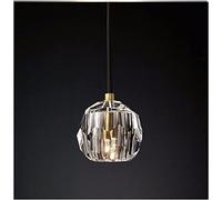 WQHPLMD Chandeliers Pendant Luxury All Copper Crystal Chandelier Lighting American -intage Lights Dining Room Gold Molecular Art Hanging Lamps