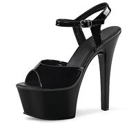 WQHPLMD Clear Stiletto for Women Transparent Open Toe Shoes Heeled for Women Platform Heel Sandals Pumps Origin China