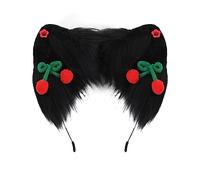 WQHPLMD Ear Headband Dark Gothic Ears Fursuit Masquerade Halloween Party Supplies