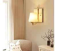WQHPLMD Elegant Nordic Copper Bedside Lamp - Decorative and Functional