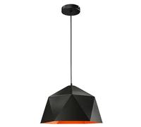 WQHPLMD Geometry Metal Pendant Lamp Shade Nordic Color Industrial Hanging Lamp Ceiling Light fixtures for Living Rooms, Dining Room, Bedroom Pendant Light for Kitchen Island