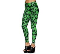 WQHPLMD Halloween Yoga Leggings for Women Compression Plus Size Pencil Tights High Waist Slimming Workout Gym Pants