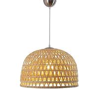 WQHPLMD Hand-Woven Rattan Pendant Lamp - Asian Floor Decorative Light