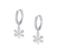 WQHPLMD Hoop Earrings For Women Flower Moon Zircon Piercing Earring Earings Jewelry Pendientes