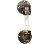 WQHPLMD Iron Rust Wall Light Vintage Industrial Bathroom Sconce Lamp Home Decor Lighting Antique Hallway Spotlight