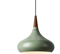 WQHPLMD Lámpara Colgante de Metal Creativa, Pantalla Colgante de Restaurante de Simplicidad Moderna, iluminación Colgante de Granja de 1 luz, lámpara de Techo de Isla de Cocina para Barra de Bar,