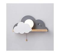 WQHPLMD Luz de mesilla de Pared con Estrellas y Nubes LED Decorativa para dormitorios, Salones o Eventos