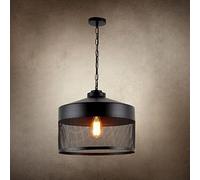 WQHPLMD Machine Retro Industrial Style Chandelier, Iron Pot Lid Chandelier, Creative Personality Cyber Cafe Card Holder Chandelier, Restaurant Grid Decorative Chandelier