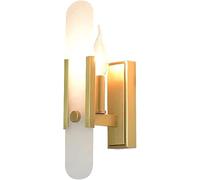 WQHPLMD Marble Wall Light Geometric Wall Sconce for Bedroom Hallway Decor - Varying Sizes and Styles