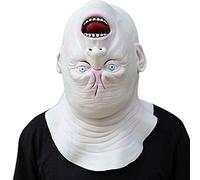 WQHPLMD Masquerade Creepy Scary Halloween Costume Devil Head Cover Latex Props for Adults Party Decoration