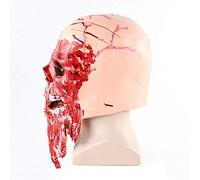 WQHPLMD Masquerade Creepy Scary Halloween Costume Devil Head Cover Latex Props for Adults Party Decoration