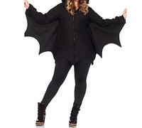WQHPLMD Masquerade Women's Bat Costume Black, Large - Classic Halloween Glamour