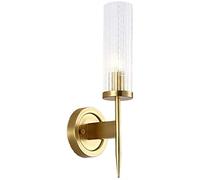 WQHPLMD Minimalist Gold Brushed Wall Mounted LED Lamp for Bedroom, Living Room and Dining Room