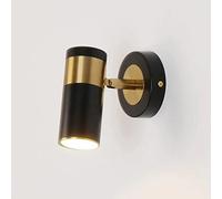 WQHPLMD Nordic Adjustable Bedside Reading Light for Bedroom Living Room, Stairs - Black