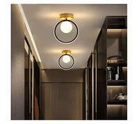 WQHPLMD Nordic Ceiling Lights for Bedroom Glass Shade led Ceiling Lamp Home fixtures Stairs Corridor Lighting 18w