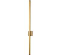 WQHPLMD Nordic High-Transmittance LED Wall Lights Gold Strip Sconce Indoor Lighting Fixture for Bedroom, Bedside Living Room, Corridor & More Home Decor - Varying Lengths and Sizes