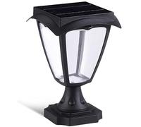 WQHPLMD Outdoor Solar Lamp for Fence Post - Waterproof & Secure Lighting