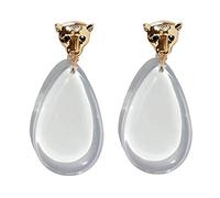 WQHPLMD Pendientes de resina para joyas de boda de moda de damas estilo boho elegante brillante aretes acrílicos personalizados Navidad