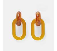 WQHPLMD Pendientes de resina para mujer, moda, boda, estilo bohemio, elegantes, brillantes, acrílicos, personalizados, Navidad