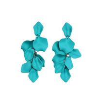 WQHPLMD Petal Fringe Drop Earring Women and Girls Elegant Flower Pendant Earrings Classic Statement Earring Women and Girls Birthday Christmas Jewelry