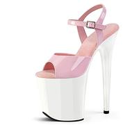 WQHPLMD Plataforma de Mujer Sandalia Sandalias Altas Sandalias Partes de Fiesta de Baile Tacos de Punta Abierta Zapatos de Tobillo de Goma Origen China