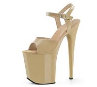 WQHPLMD Plataforma de Mujer Sandalia Sandalias Altas Sandalias Partes de Fiesta de Baile Tacos de Punta Abierta Zapatos de Tobillo de Goma Origen China