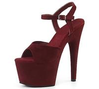 WQHPLMD Platform Heels for Women High Heeled Pumps Sandals Ankle Buckle Straps Pump Stilettos Heels Wedding Sandals Origin China