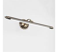 WQHPLMD Retro American LED Vanity Mirror Sconce, Adjustable Bathroom Lighting Fixture for Farmhouse Powder Room