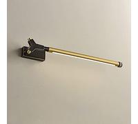 WQHPLMD Retro American Style Copper Bathroom Mirror Light - Elegant Wall Sconce Lighting