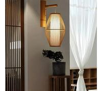 WQHPLMD Retro Handmade Wooden Sconce Lantern for Living Room, Dining Room & Hotel Decor - Natural Quality and Elegance