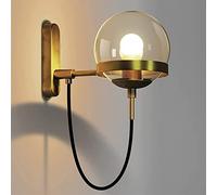 WQHPLMD Retro Industrial LED Wall Lantern for Bedroom, Living Room and Entrance - 28cm x 22cm