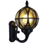 WQHPLMD Retro Outdoor Wall Sconce with Glass and Aluminum Casting for Balcony, Garden, Villa, Corridor