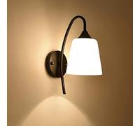 WQHPLMD Rustic Black E27 Wall Sconce Industrial Style Bedside Lamp for Dining Room Bedroom Living Room - Elegant Decorative Lighting