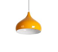 WQHPLMD Simplicidad Moderna 1 luz Colgante lámpara Industrial Retro lámparas de araña Ajustables Modernas Creativas lámpara Colgante para Sala de Estar Comedor habitación de niños (Color: Amarillo,