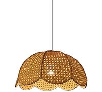 WQHPLMD Traditional Chinese Style Pendant Lamp for Living Room - Elegant Handmade E27/E26 Light Source Holder