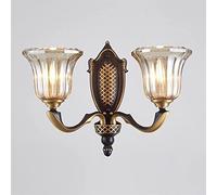 WQHPLMD Vintage Copper Wall Sconce for Living Room Decor - European Style - 30.5cm x 28cm, 16cm x 43cm