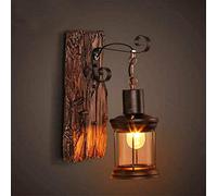 WQHPLMD Vintage Industrial LED Wall Light - American Country Style for Living Room, Bedroom & Entrance