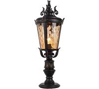 WQHPLMD Waterproof Outdoor Wall Head Lamp - Aluminum Glass for Garden and Courtyard Lighting