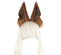 WQHPLMD Wolf Ear Headband Tail Girls Accessories Ears Fursuit Masquerade Halloween Party